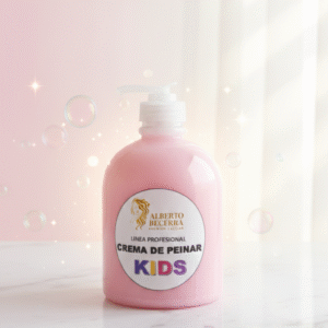 Crema de peinar para niños de Alberto Becerra, suave y especial para cabello delicado