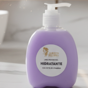 “Crema hidratante Alberto Becerra con cóctel de vitaminas – cuidado capilar profesional”
